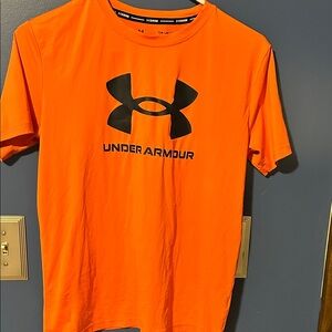 Under Armour Orange Short Sleeve Tee